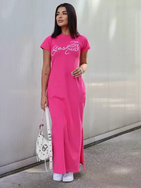 Vestido Longo Feminino Moda Evangélica 100% Algodão - comprar online