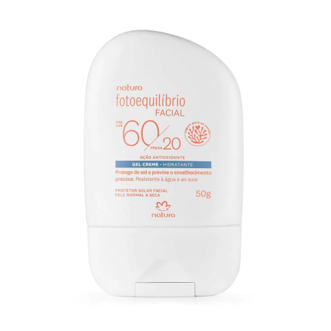 Natura Gel Creme 60 FPS Hidratante 50g