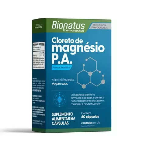 CLORETO DE MAGNESIO P.A. 60 CAPS - comprar online