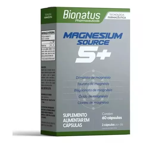 MAGNESIUM SOURCE 5+ 60CAPS