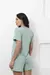 PIJAMA FEMININO BÁSICO BEATRIZ - VERDE PISTACHE - Cheirinho com Beijinho