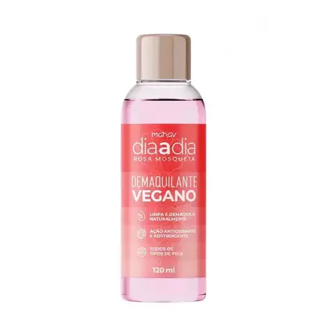 Demaquilante Dia A Dia Vegano Mahav Rosa Mosqueta 120ml - comprar online