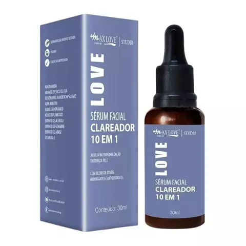 Sérum Facial Clareador 10 em 1 Max Max Love