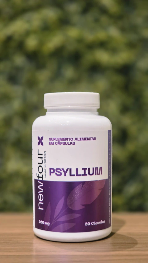 Psyllium 500mg 60 cápsulas - New Four