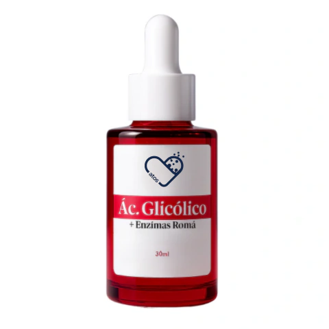 SÉRUM ÁC GLICÓLICO 10% + ENZIMAS ROMÃ + ÁC TRANEXÂMICO