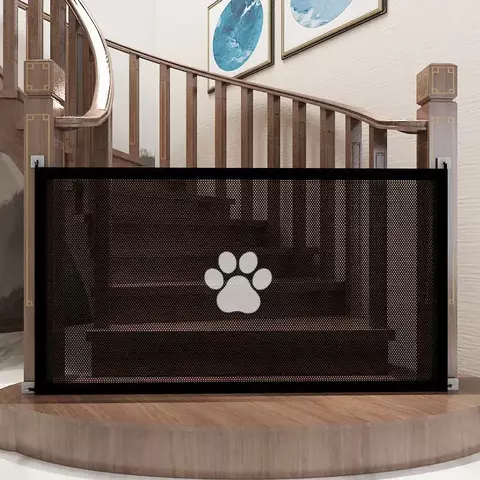 Cercas de barreira para animais de estimação, portáteis, confortáveis, malha