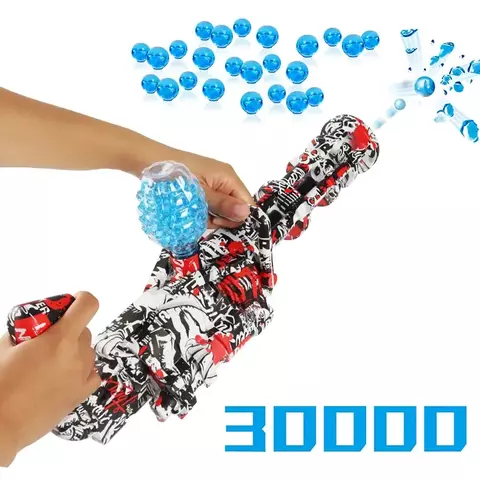 Gatling Elétrica Gel Blaster – Pistola Automática Recarregável! - comprar online