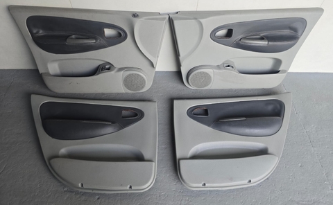 Jogo Forro Porta Renault Megane Scenic 04/05 Couro C/Detalhe