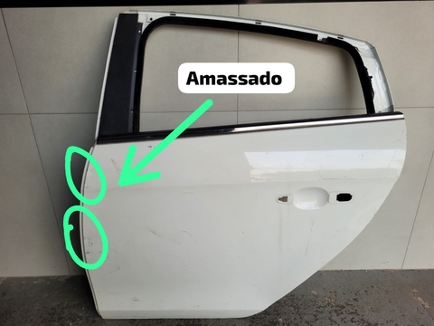 Porta Traseira Lado Esquerdo Fiat Bravo 2014 Com Detalhe
