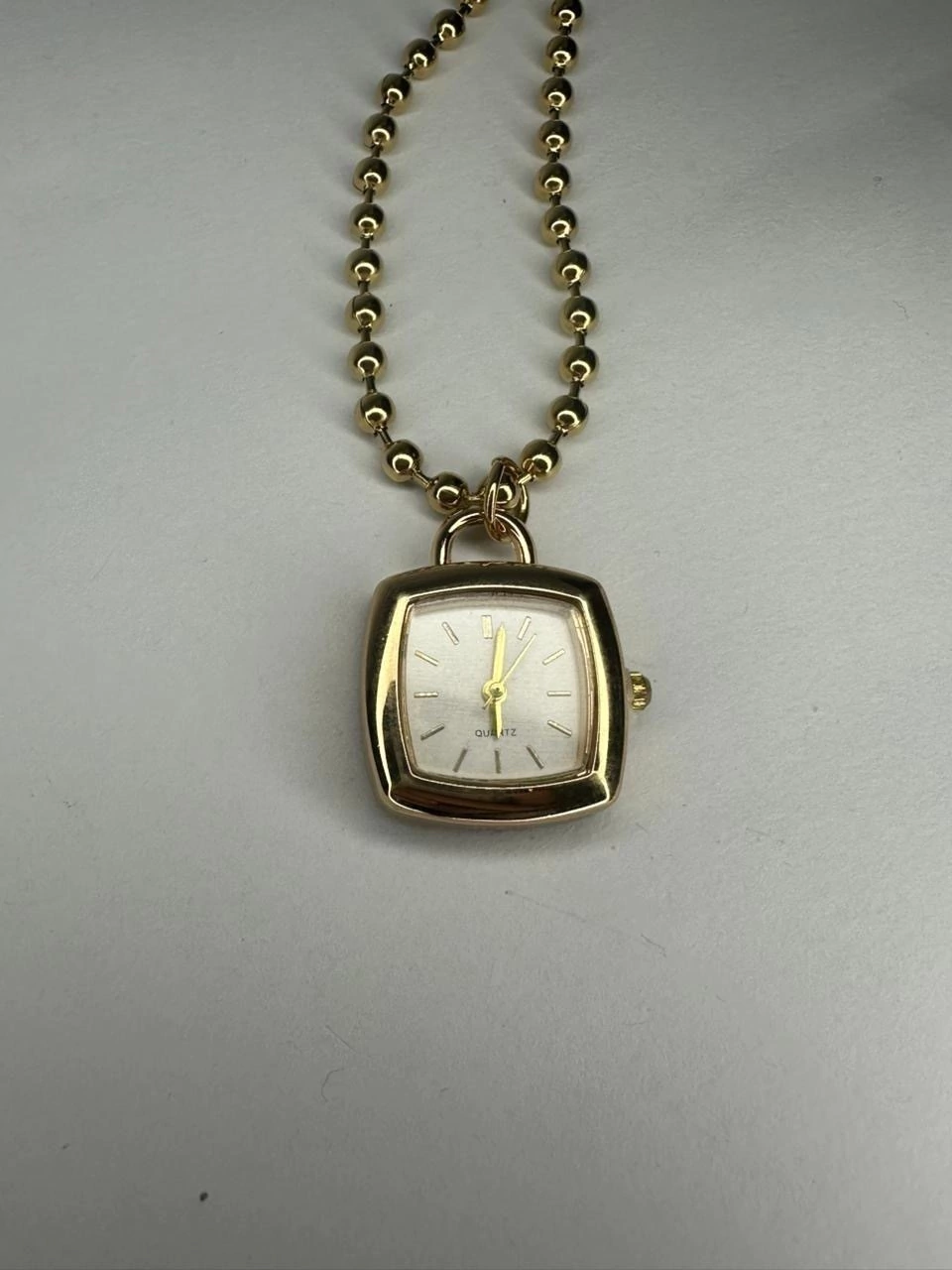 Collar bolitas reloj ACL-0993-DO