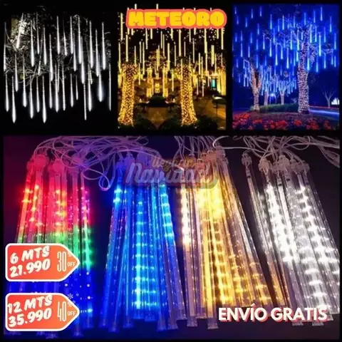 Set de 2 Cajas de Cortina Led Meteoro Navideñas (6 metros) - comprar online