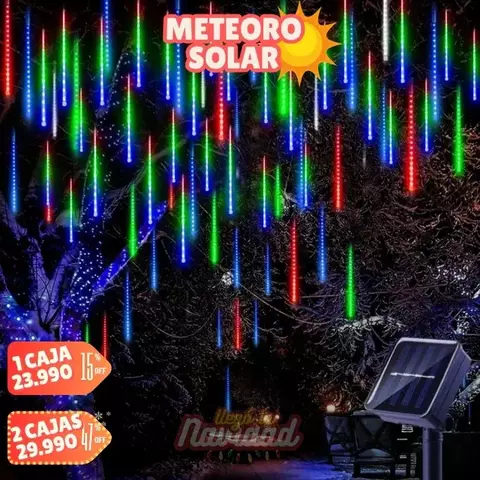 Cortina Led Meteoro Solares Hoy 2x1