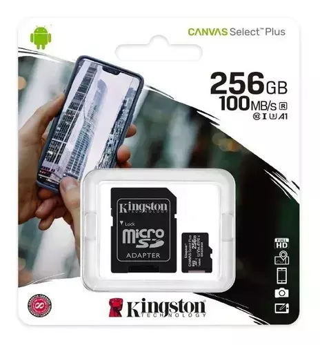 Memoria MicroSD 256Gb XC Clase 10 A1 U3 A1 con adaptador SD - comprar en línea