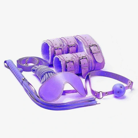 Kit Bondage erótico roxo