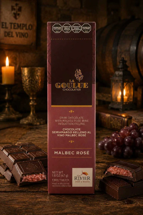 Chocolate Relleno de Malbec Rosé
