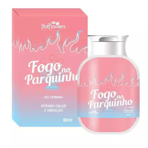 Fogo no Parquinho Gel Excitante Feminino Que Esquenta e Vibra 60ml Hot Flowers - comprar online