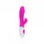 Vibrador estimulador clitoriano rosa com 10 modos de vibração e glande texturizada
