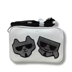 Bolso Crossbody Karl Lagerfeld Blanco (Relieve) - comprar en línea