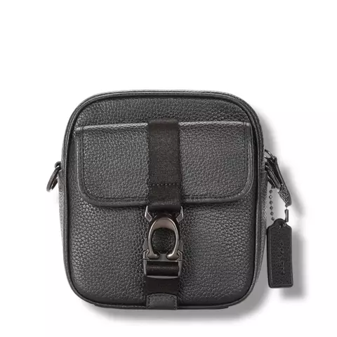Bolso Crossbody Coach Negro con Granulado - comprar en línea
