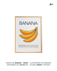 Banana (30x40cm) - comprar online