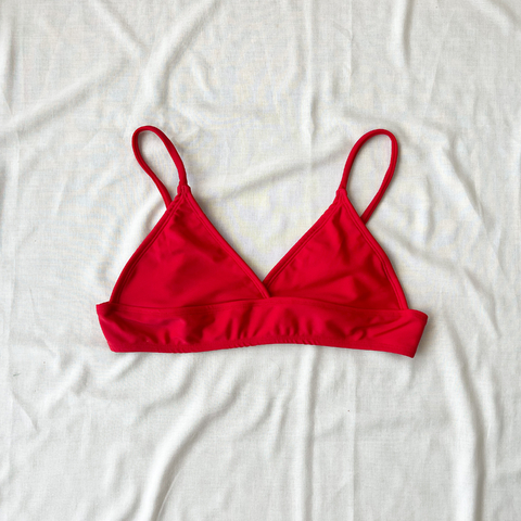 Top triangulito Rojo