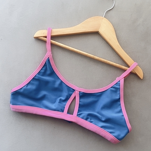 Top sun AZUL & ROSA FLAMENCO