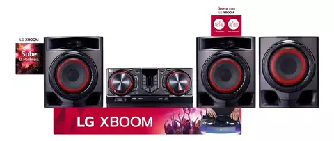 Minicomponente LG Xboom Cj45 720w Rms Xboom Bluetooth Negro
