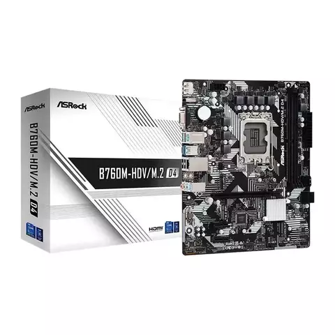 MOTHER ASROCK MB-B760M-HDV/M.2 D4 Socket LGA1700 para DDR4 - comprar online