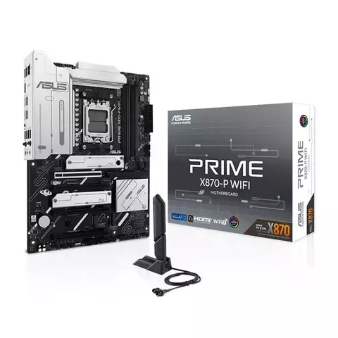 MOTHER ASUS PRIME X870-P WIFI 7 BT5.4 Socket AM5 para DDR5 Ryzen serie 7000/9000 - comprar online