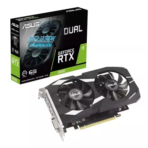 Placa de Video ASUS Dual GeForce RTX™ 3050 OC Edition 6GB GDDR6 - comprar online