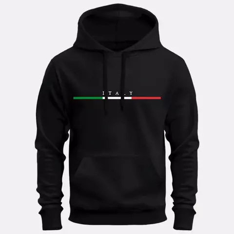 Blusa Moletom Masculino Estampa Itália D3 Street Fashion Junina
