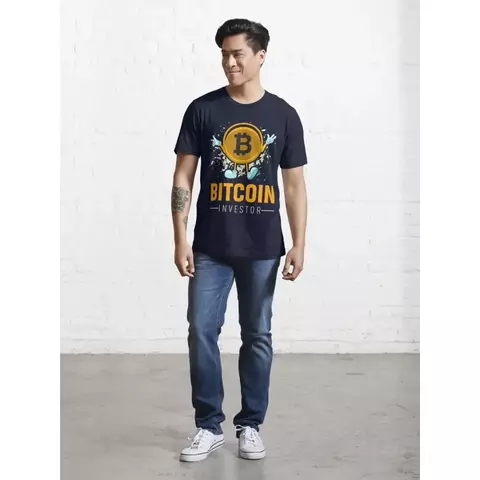 Camisa Bitcoin Investor Masculina Estilo e Conforto D3