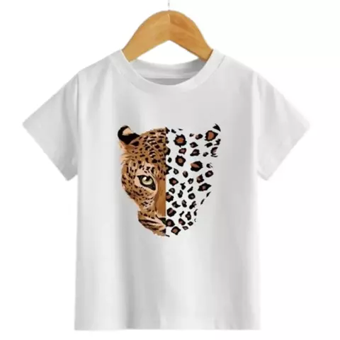 Camisa Feminina Baby Look Onça Estilosa