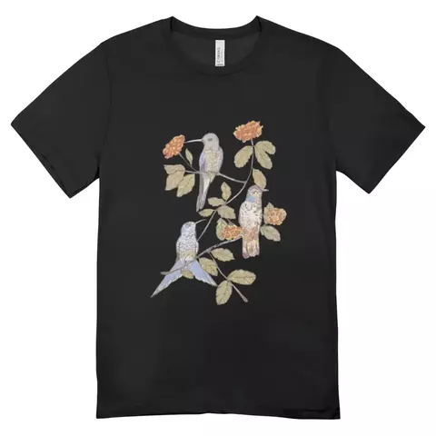 Camisa Feminina Baby Look Beija-Flor