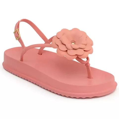 Sandália Feminina Nuvem PodLinda Flor Leve e Confortável