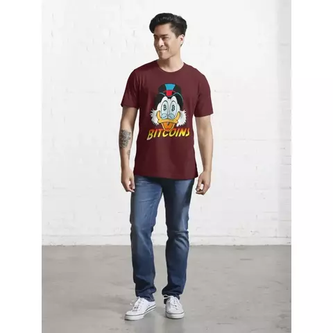 Camisa Tio Patinhas Bitcoin Masculina Estilo e Conforto