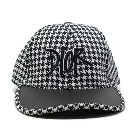 Boné Dior Chess Xadrez Algodão Estilo Urbano Exclusivo