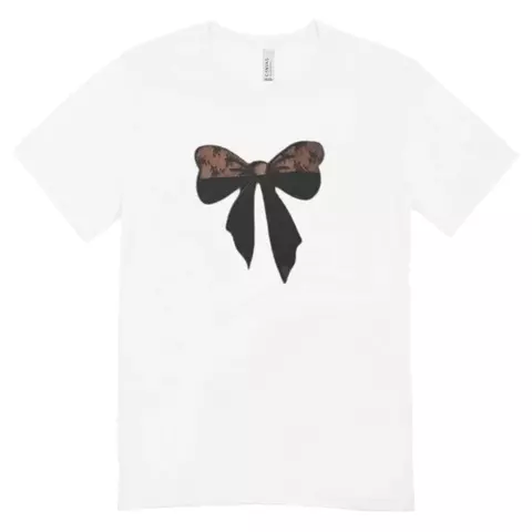 Camisa Feminina Baby Look De Laço