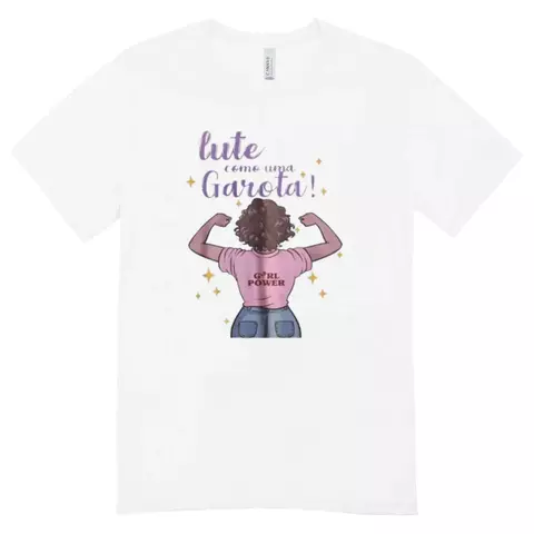 Camisa Feminina Baby Look Lute Como Uma Garota