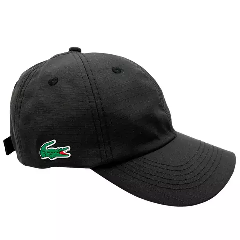 Boné Lacoste Autêntico Preto, Branco e Rosa para Estilo Único