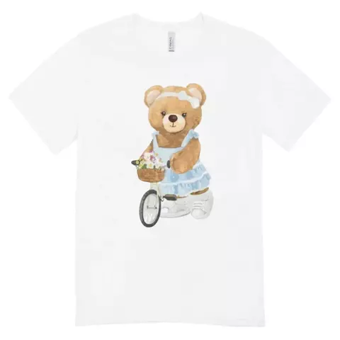 Camisa Feminina Baby Look Ursinha