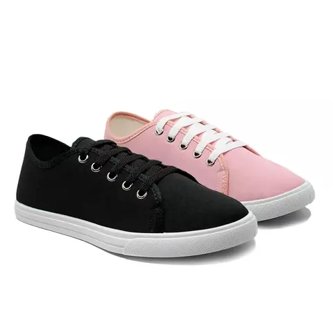 Kit 2 Tênis Feminino Casual Classic Estilo e Conforto