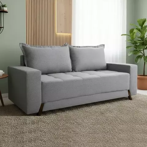 Sofá 3 lugares 8100 Linho Bege 24