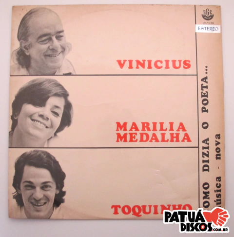 Vinicius, Marilia Medalha, Toquinho - Como Dizia O Poeta... - LP