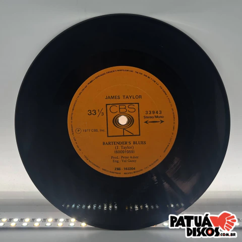 James Taylor - Handy Man / Bartender's Blues - 7"