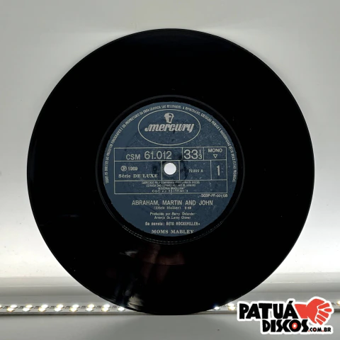 Moms Mabley - Abraham, Martin And John - 7"