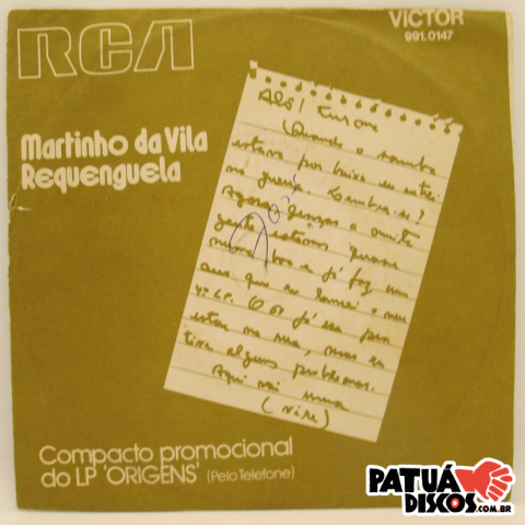 Martinho Da Vila - Requenguela - 7"