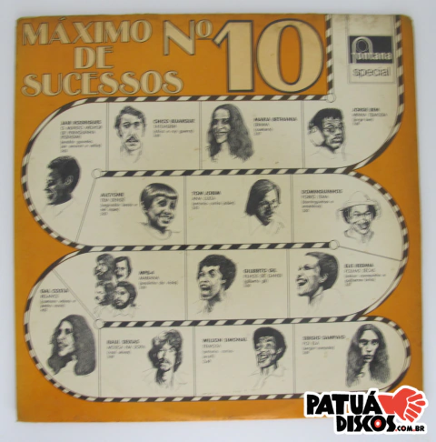 Vários Artistas - Máximo De Sucessos Nº 10 - LP