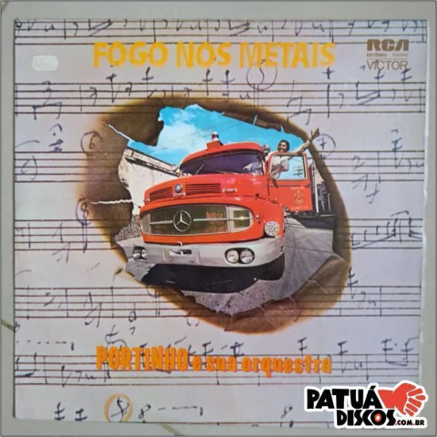 Portinho E Sua Orquestra - Fogo Nos Metais - LP