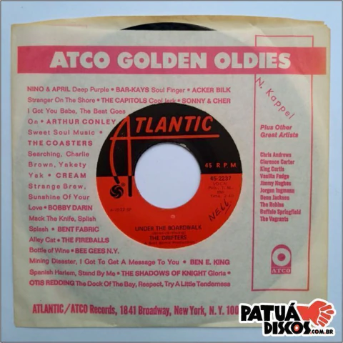 The Drifiters - Under The Boardwalk / I Don't Want To Go On Without You - 7"